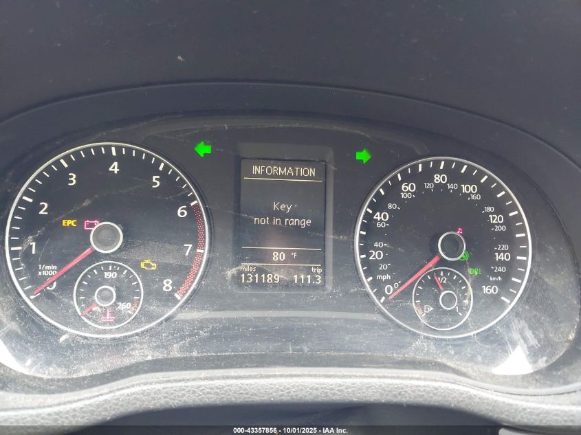 2012 Volkswagen Passat 3.6L V6 Se VIN: 1VWBM7A37CC047184 Lot: 43357856