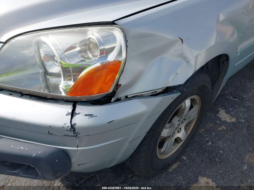 2003 Honda Pilot Ex-L VIN: 2HKYF186X3H544965 Lot: 43357861