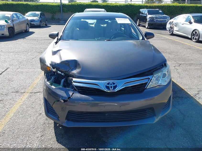 2013 TOYOTA CAMRY HYBRID LE - 4T1BD1FK9DU083501