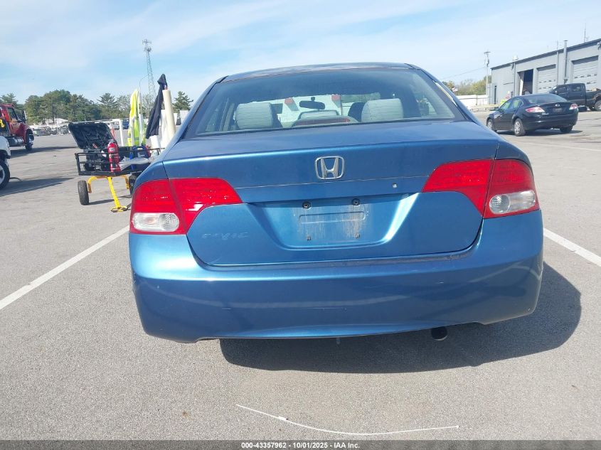2009 Honda Civic Vp VIN: 2HGFA16369H337829 Lot: 43357962