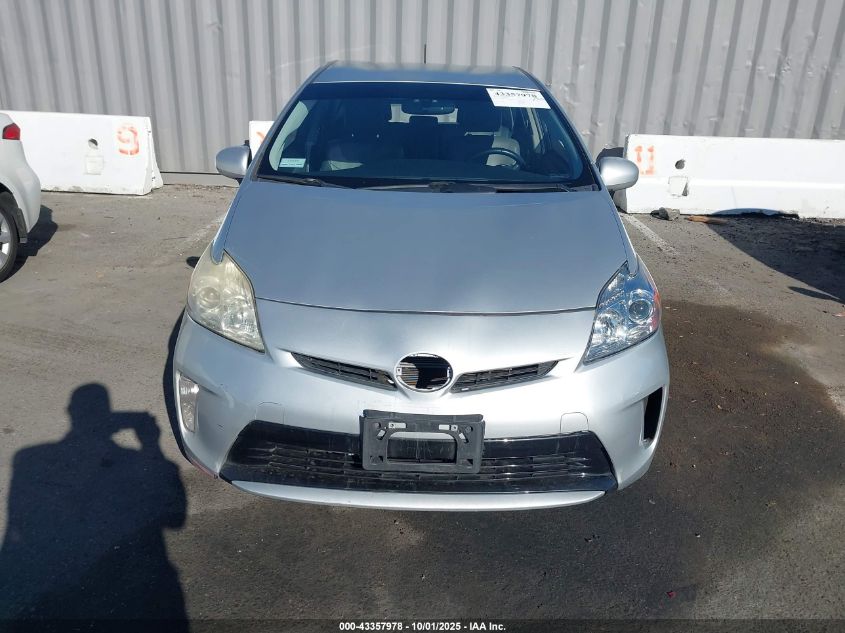 2014 Toyota Prius Four VIN: JTDKN3DU5E0375897 Lot: 43357978