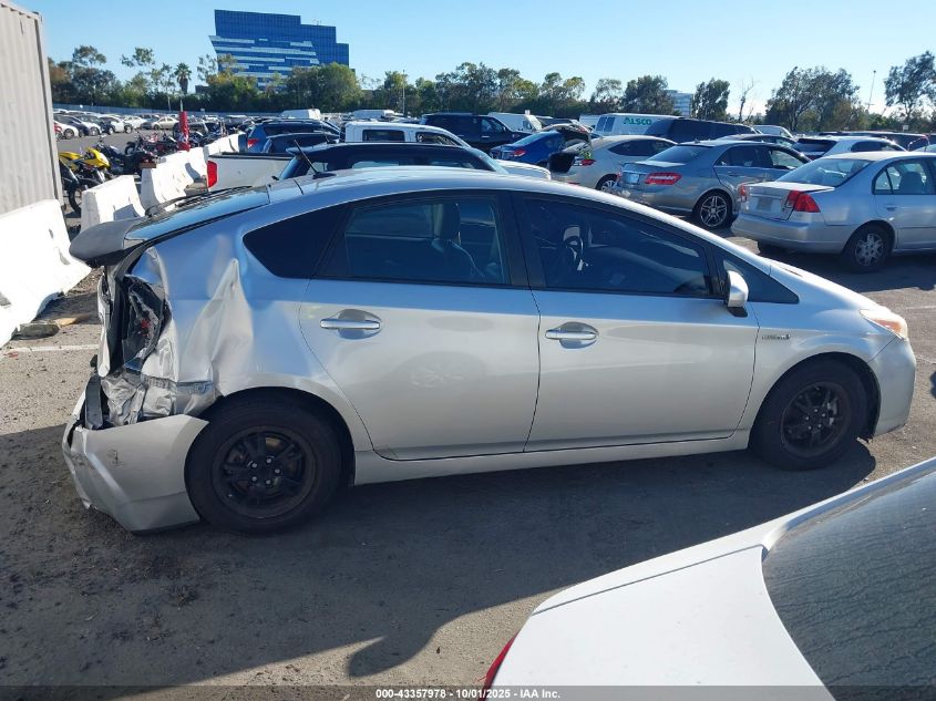 2014 Toyota Prius Four VIN: JTDKN3DU5E0375897 Lot: 43357978