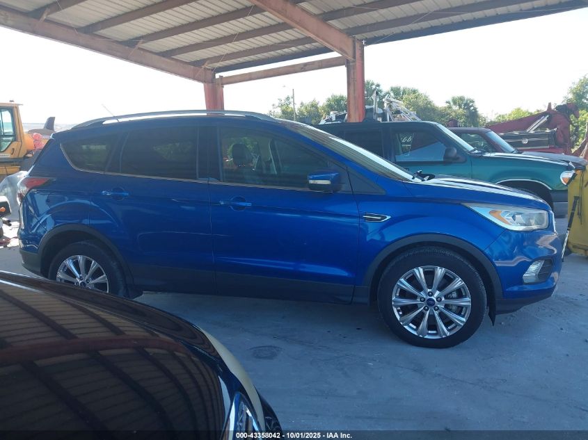 2017 Ford Escape Titanium VIN: 1FMCU0J97HUA36346 Lot: 43358042