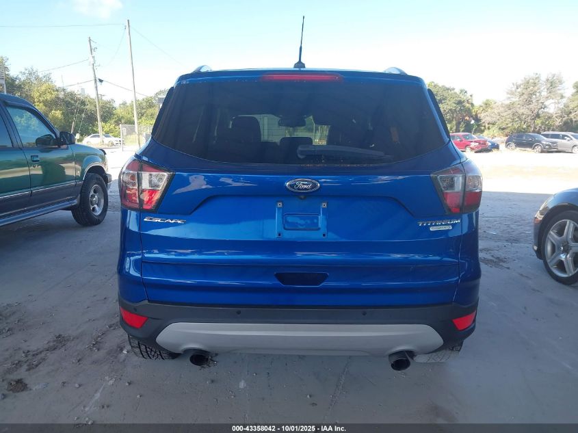 2017 Ford Escape Titanium VIN: 1FMCU0J97HUA36346 Lot: 43358042