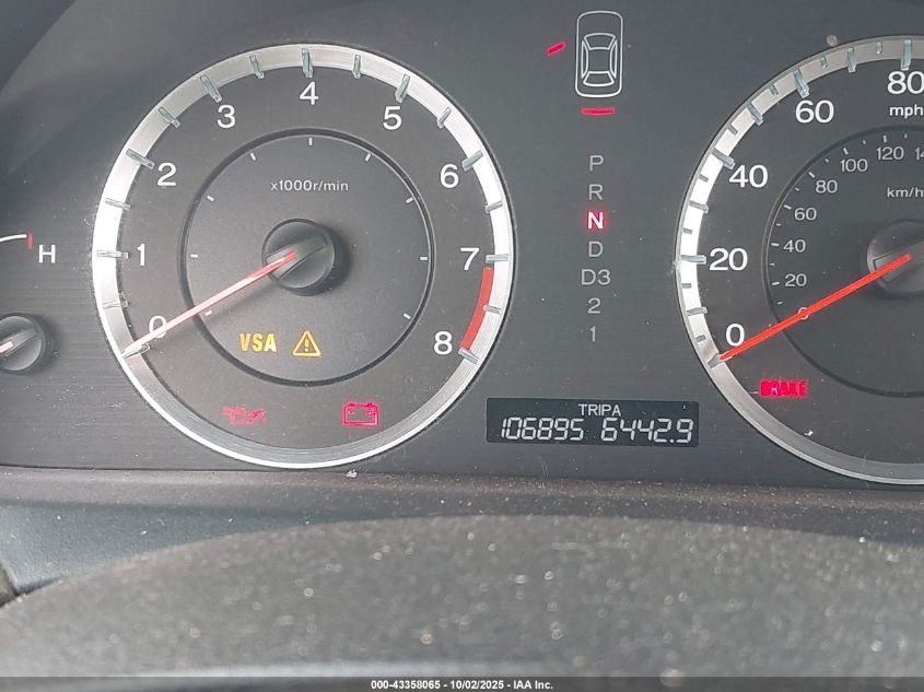 2009 Honda Accord 2.4 Ex-L VIN: 1HGCP268X9A118969 Lot: 43358065