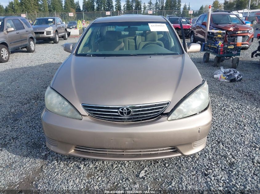 2005 Toyota Camry Le VIN: 4T1BE32K85U080394 Lot: 43358069