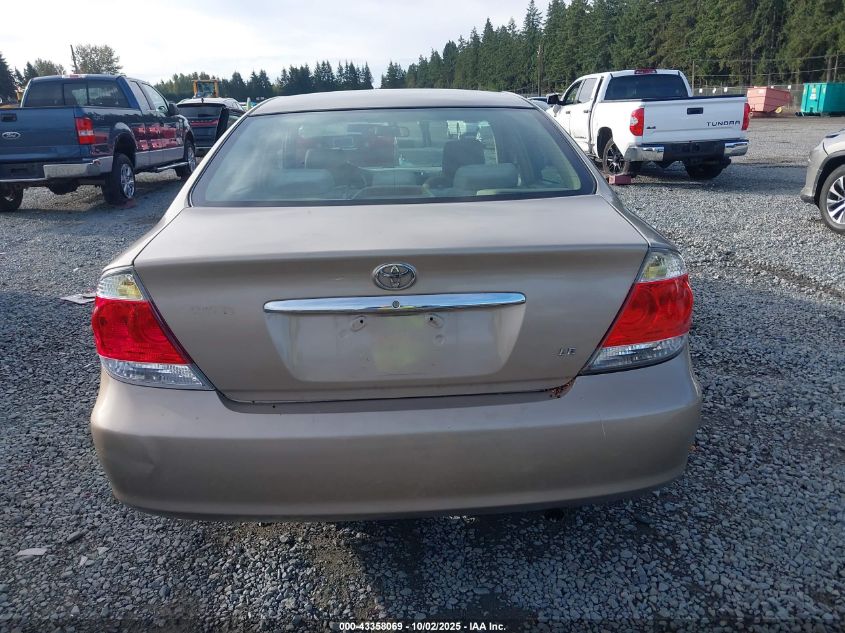 2005 Toyota Camry Le VIN: 4T1BE32K85U080394 Lot: 43358069