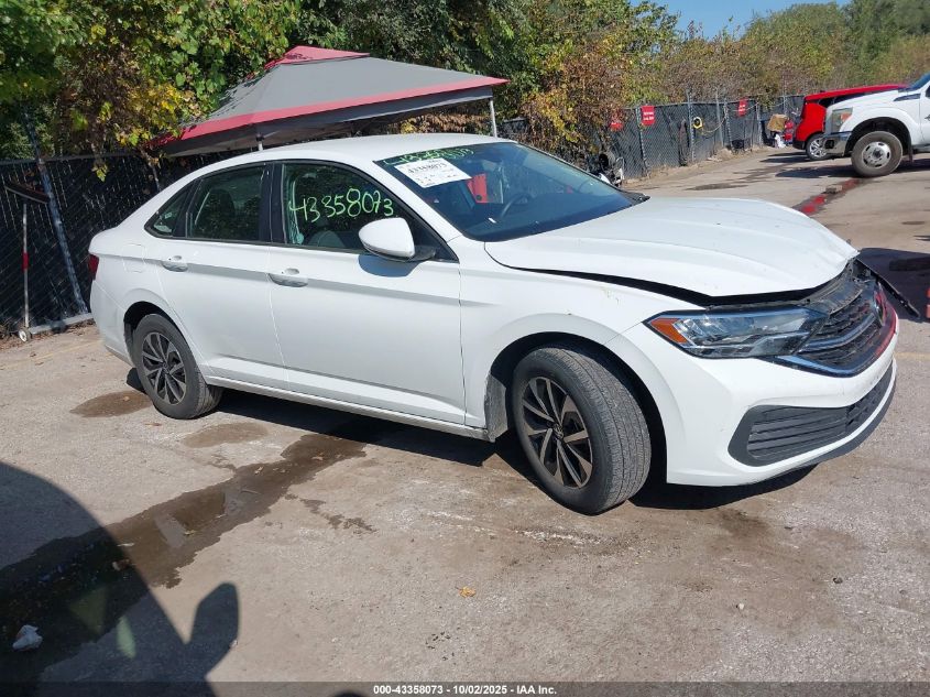 2024 Volkswagen Jetta 1.5T S VIN: 3VW5M7BU8RM048078 Lot: 43358073