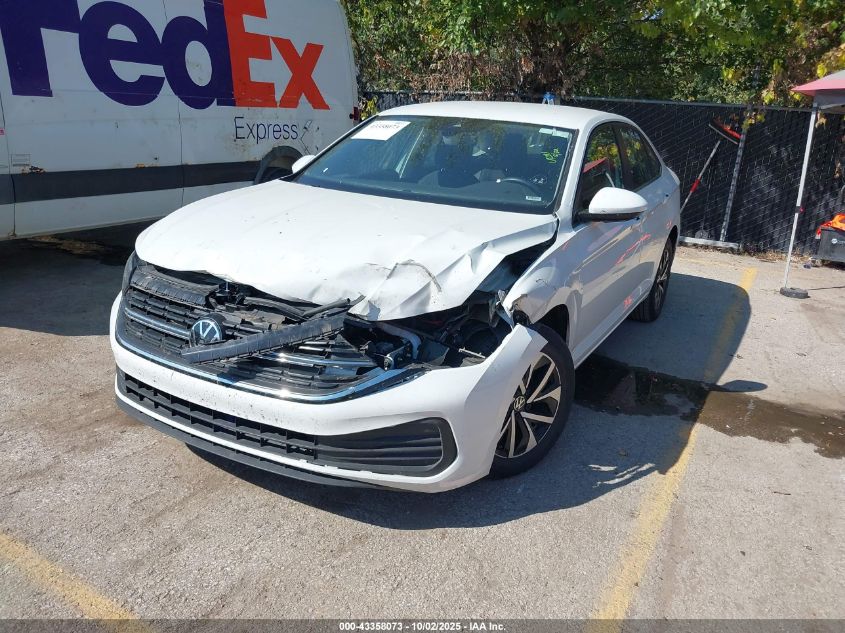 2024 Volkswagen Jetta 1.5T S VIN: 3VW5M7BU8RM048078 Lot: 43358073