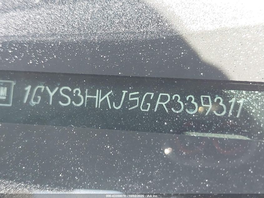 2016 Cadillac Escalade Esv Luxury Collection VIN: 1GYS3HKJ5GR339311 Lot: 43358078