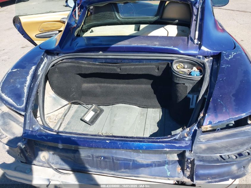 2002 Porsche Boxster VIN: WP0CA29872U625067 Lot: 43358080