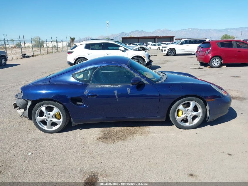2002 Porsche Boxster VIN: WP0CA29872U625067 Lot: 43358080