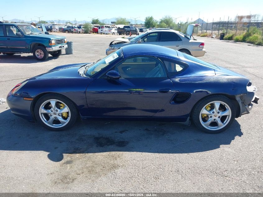 2002 Porsche Boxster VIN: WP0CA29872U625067 Lot: 43358080