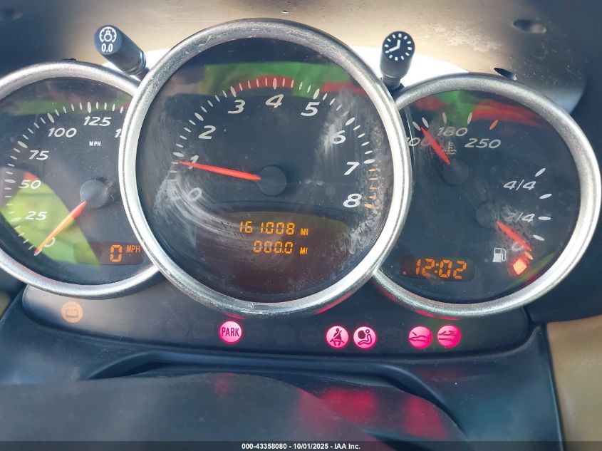 2002 Porsche Boxster VIN: WP0CA29872U625067 Lot: 43358080