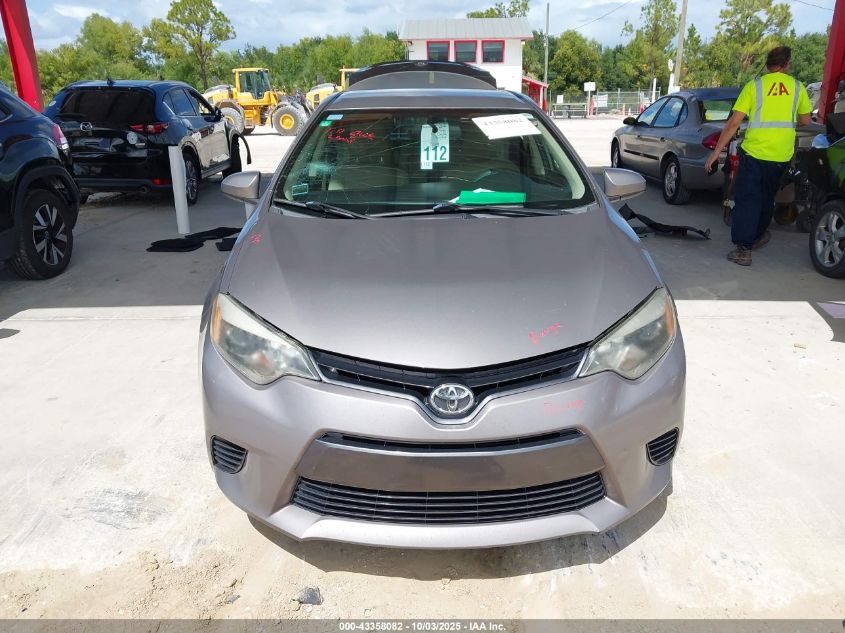 2016 Toyota Corolla Le VIN: 2T1BURHE8GC728666 Lot: 43358082