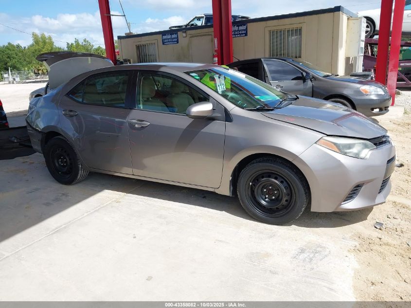 2016 Toyota Corolla Le VIN: 2T1BURHE8GC728666 Lot: 43358082