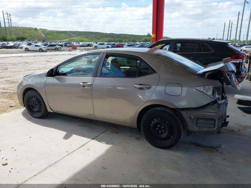 2016 Toyota Corolla Le VIN: 2T1BURHE8GC728666 Lot: 43358082