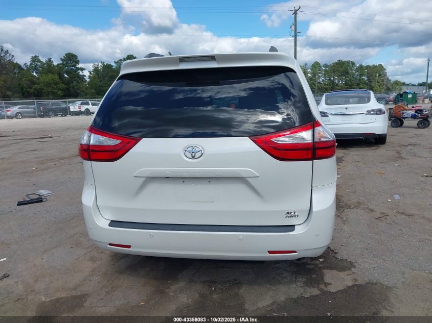 2017 Toyota Sienna Xle 7 Passenger VIN: 5TDDZ3DC8HS162481 Lot: 43358083