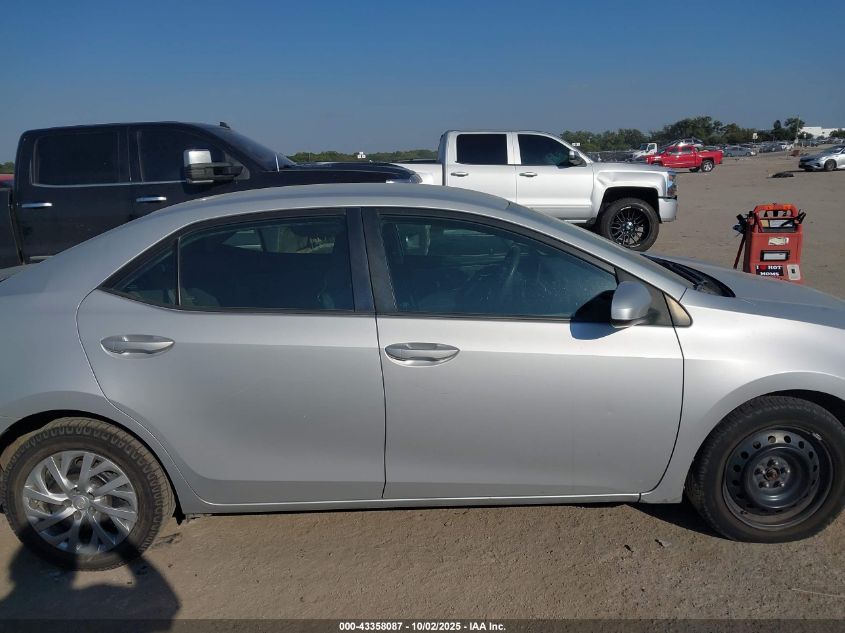 2018 Toyota Corolla Le VIN: 2T1BURHE3JC123428 Lot: 43358087