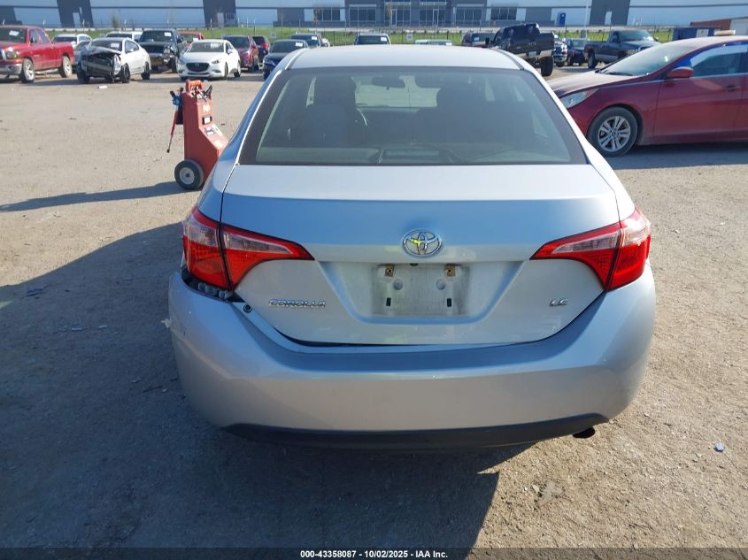 2018 Toyota Corolla Le VIN: 2T1BURHE3JC123428 Lot: 43358087