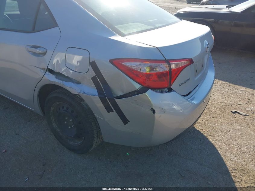 2018 Toyota Corolla Le VIN: 2T1BURHE3JC123428 Lot: 43358087