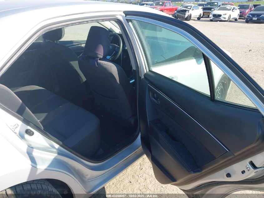 2018 Toyota Corolla Le VIN: 2T1BURHE3JC123428 Lot: 43358087