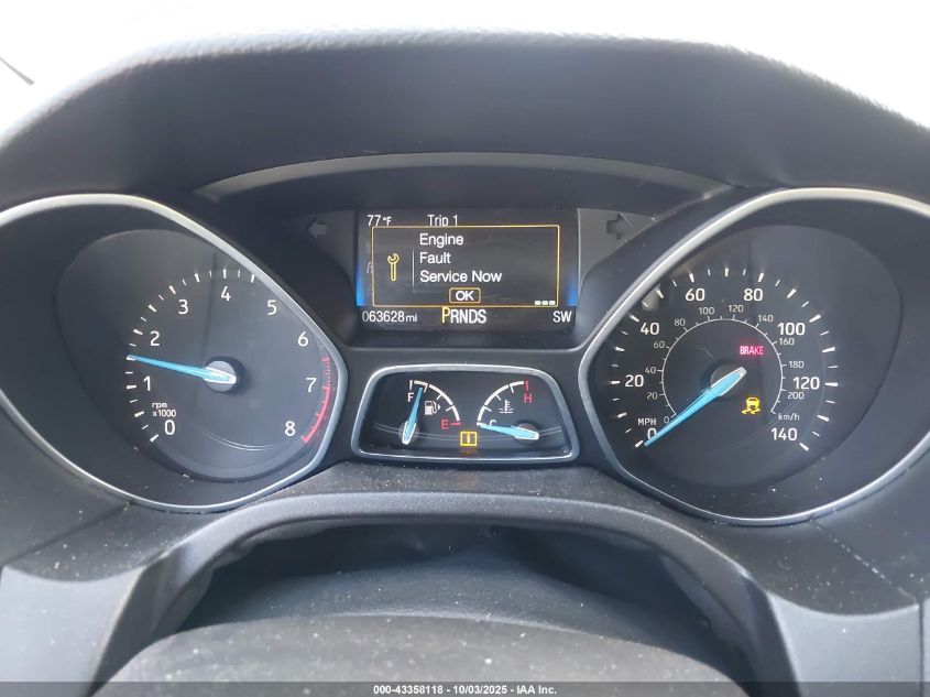 2016 Ford Focus Titanium VIN: 1FADP3N28GL369986 Lot: 43358118