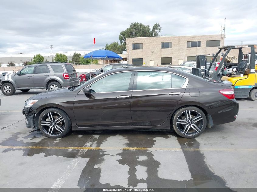 2017 Honda Accord Touring V6 VIN: 1HGCR3F99HA002539 Lot: 43358128