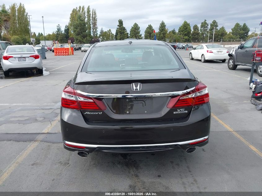 2017 Honda Accord Touring V6 VIN: 1HGCR3F99HA002539 Lot: 43358128