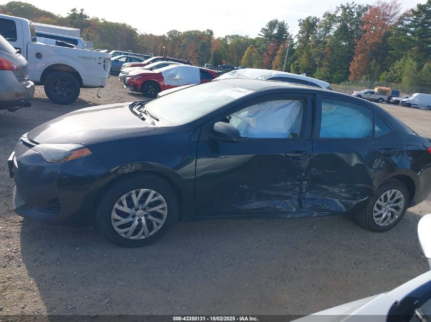 2019 Toyota Corolla Le VIN: 2T1BURHE3KC236846 Lot: 43358131