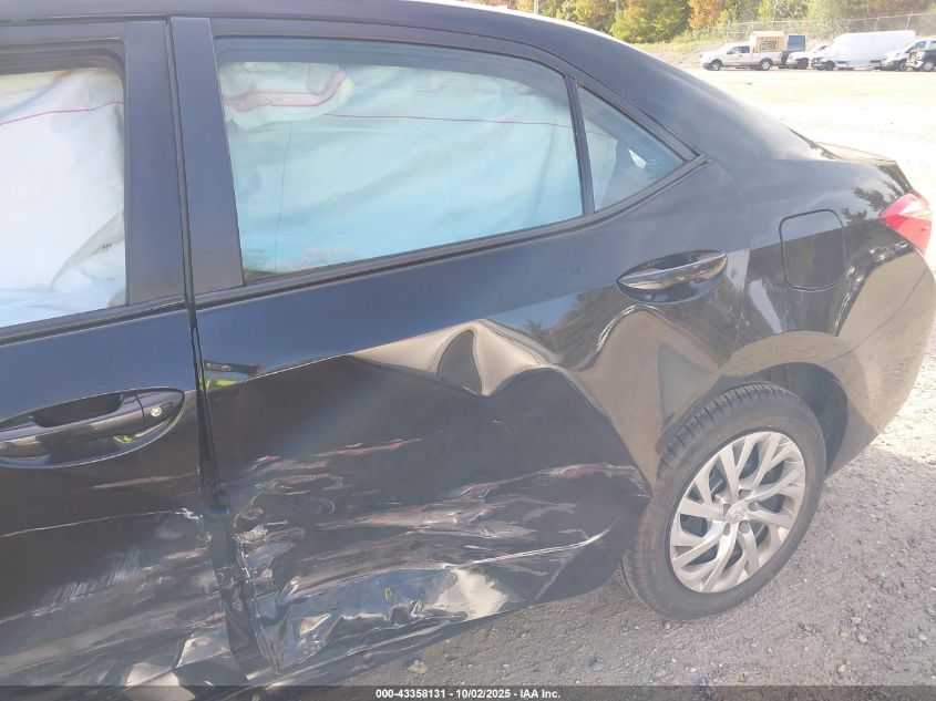 2019 Toyota Corolla Le VIN: 2T1BURHE3KC236846 Lot: 43358131