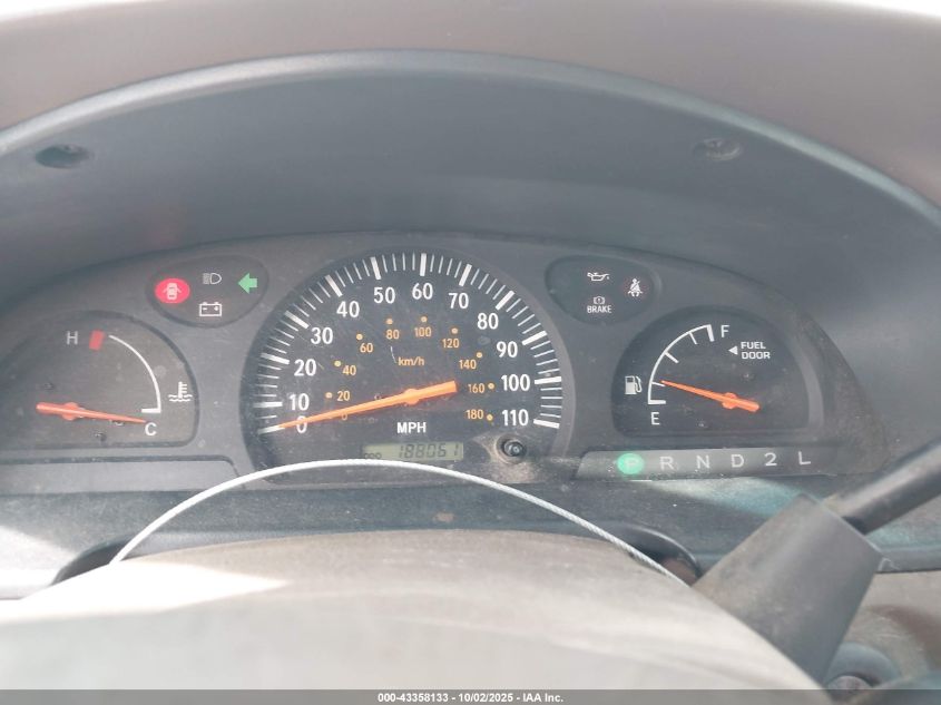 2002 Toyota Tundra VIN: 5TBJN32172S330160 Lot: 43358133