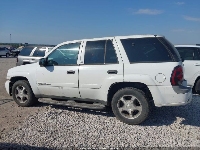 2002 Chevrolet Trailblazer Ls VIN: 1GNDS13S922526768 Lot: 43358136