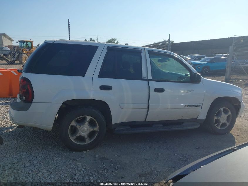 2002 Chevrolet Trailblazer Ls VIN: 1GNDS13S922526768 Lot: 43358136