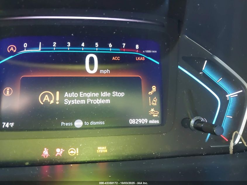 2020 Honda Odyssey Touring VIN: 5FNRL6H89LB007207 Lot: 43358172