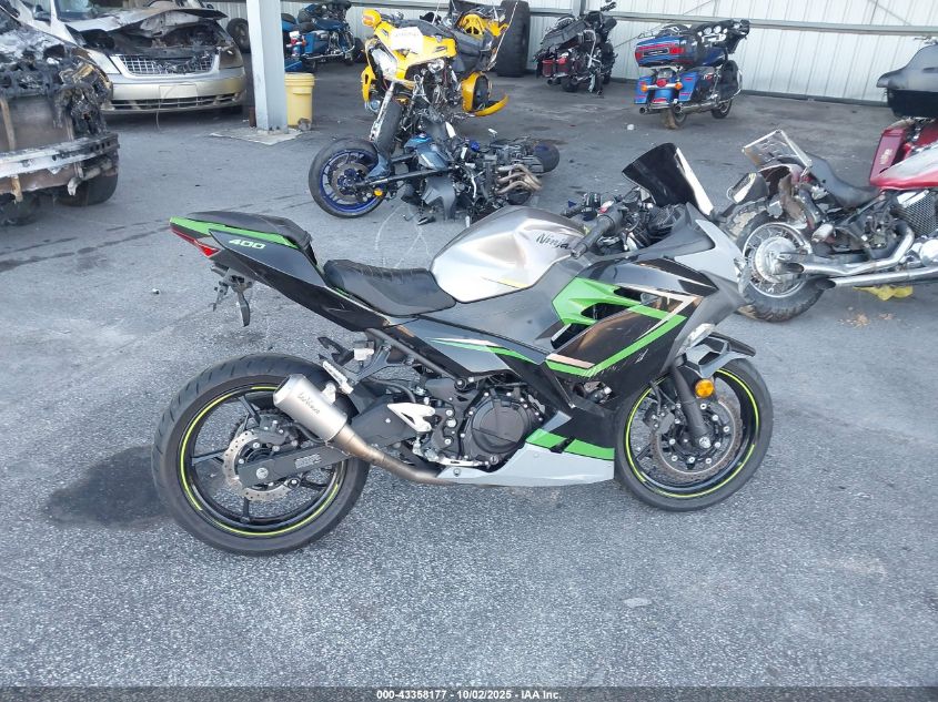 2021 Kawasaki Ex400 VIN: JKAEXKG11MDAD2751 Lot: 43358177