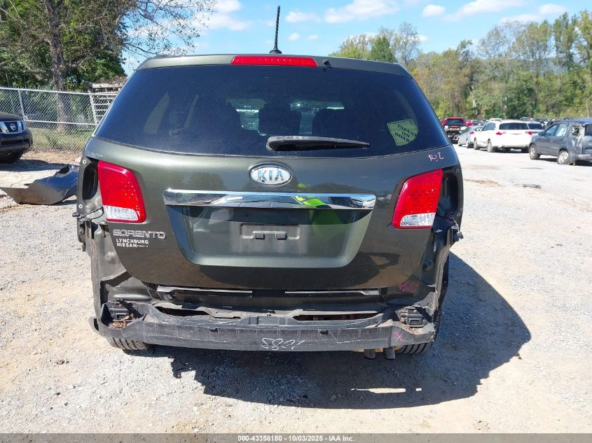 2012 Kia Sorento Lx VIN: 5XYKT3A15CG202758 Lot: 43358180