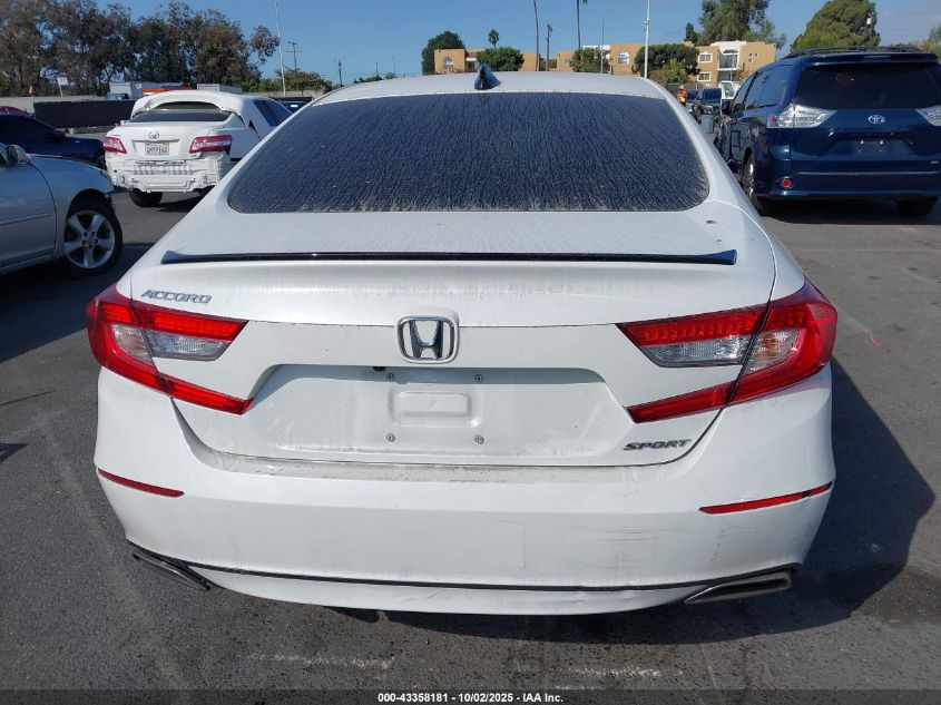2022 Honda Accord Sport VIN: 1HGCV1F39NA089155 Lot: 43358181