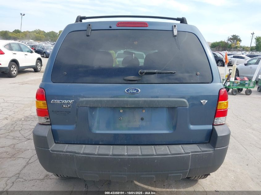 2006 Ford Escape Xlt/Xlt Sport VIN: 1FMYU03156KA78097 Lot: 43358191