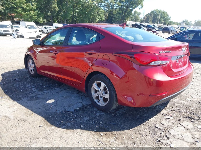 2015 HYUNDAI ELANTRA SE - 5NPDH4AE8FH580718