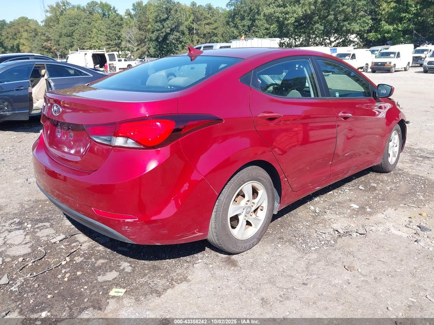 2015 HYUNDAI ELANTRA SE - 5NPDH4AE8FH580718