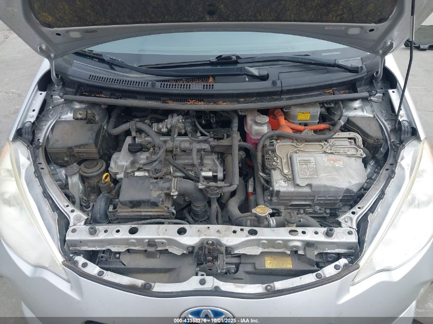 2012 Toyota Prius C Three VIN: JTDKDTB30C1524219 Lot: 43358276