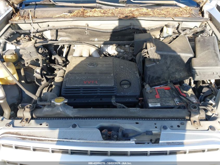 2003 Toyota Highlander V6 VIN: JTEGF21AX30075160 Lot: 43358278