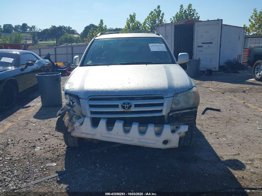 2006 Toyota Highlander VIN: JTEGD21A560141284 Lot: 43358293