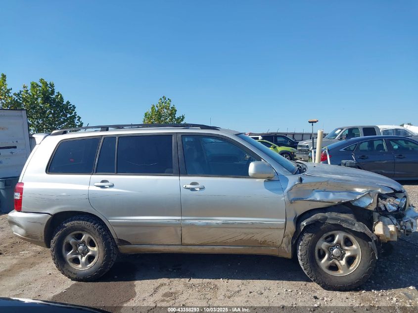 2006 Toyota Highlander VIN: JTEGD21A560141284 Lot: 43358293