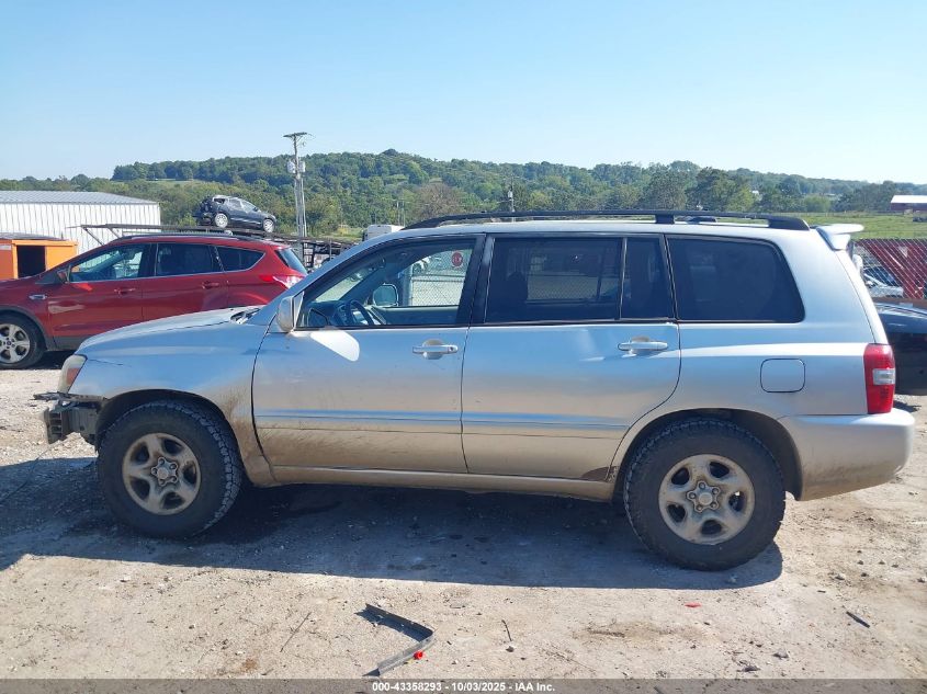 2006 Toyota Highlander VIN: JTEGD21A560141284 Lot: 43358293
