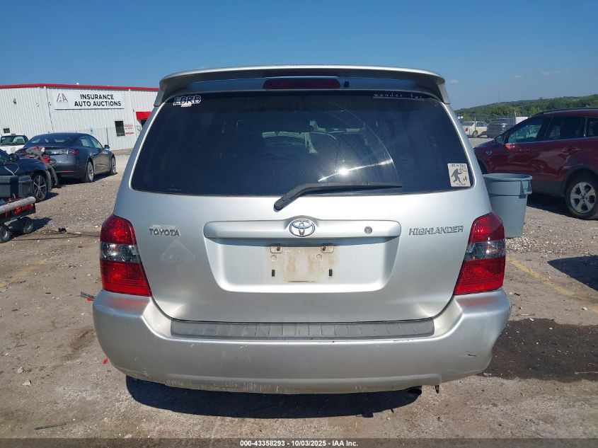 2006 Toyota Highlander VIN: JTEGD21A560141284 Lot: 43358293