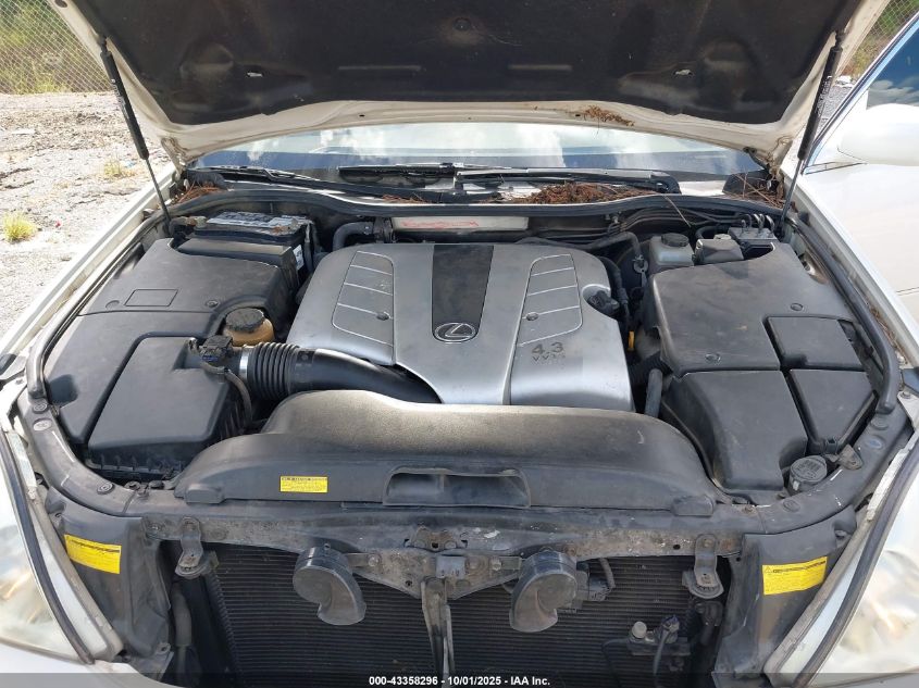 2003 Lexus Ls 430 VIN: JTHBN30F230110325 Lot: 43358296