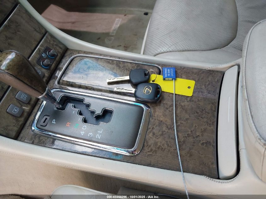 2003 Lexus Ls 430 VIN: JTHBN30F230110325 Lot: 43358296