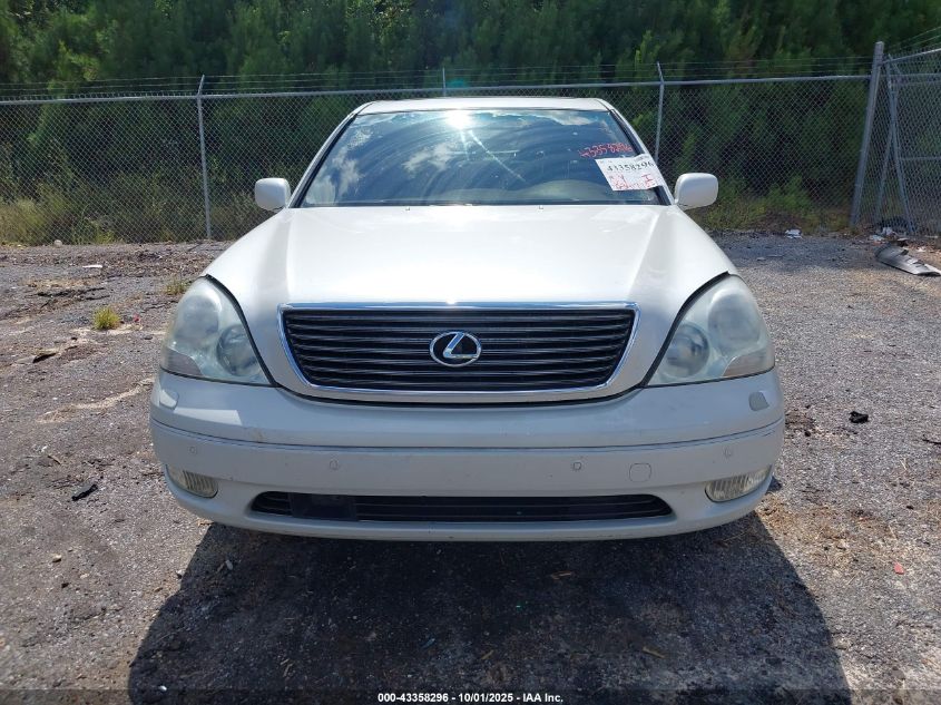 2003 Lexus Ls 430 VIN: JTHBN30F230110325 Lot: 43358296